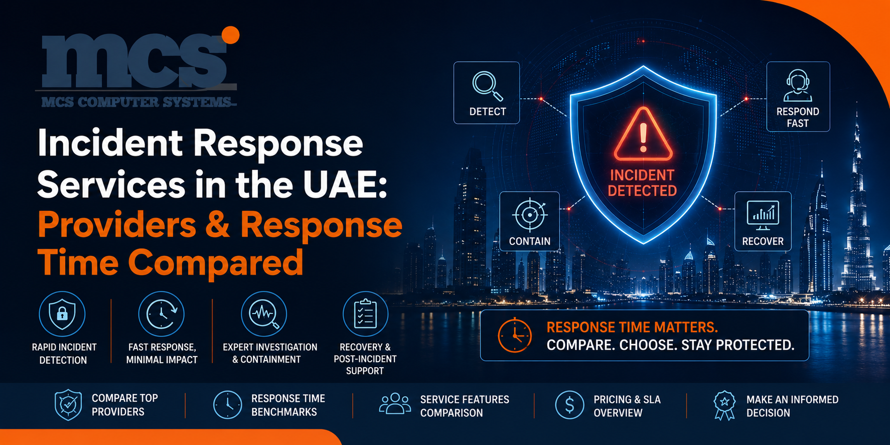 Incident Response Services in the UAE: Providers & Response Time Compared